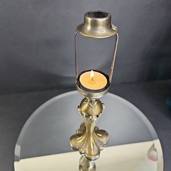 Retired "Partylite" Hydrangea Tealight Candle Lamp Gorgeous! - Picture 6 of 13